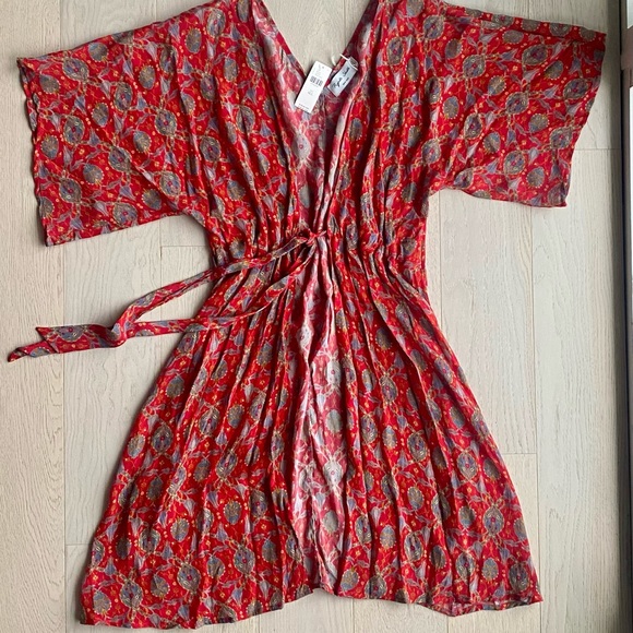 Anthropologie Other - NWT Anthropologie Rujuta Sheth Tie Front Kaftan